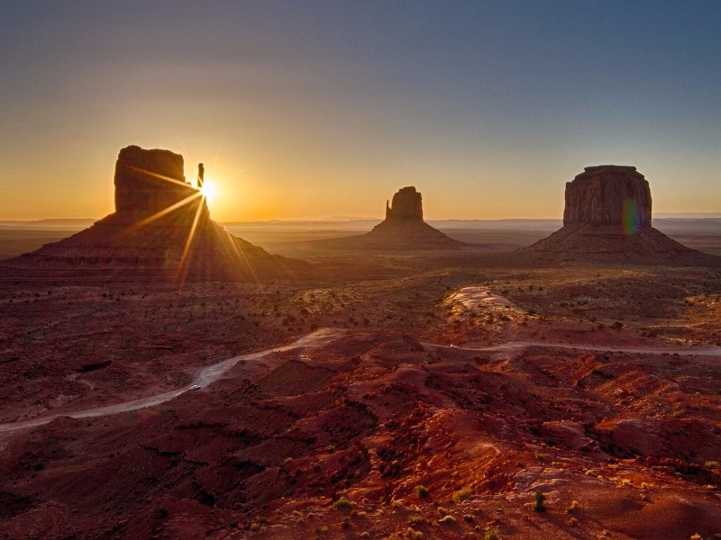 Puesta de sol Monument Valley